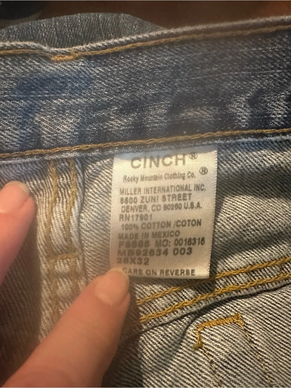 Cinch Black Label Men's Blue Bootcut Jeans
